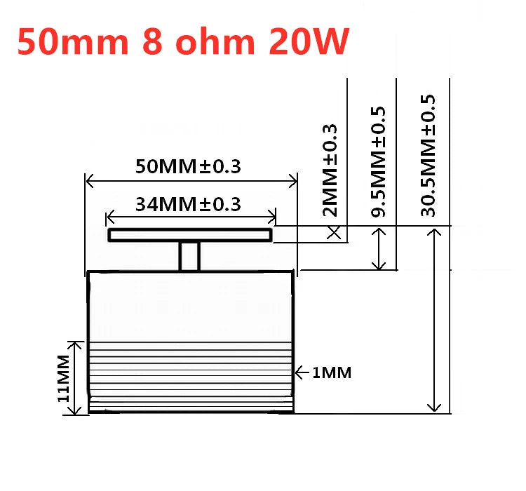 AIYIMA 25/20W Audio Speaker 50MM Full Range Loudspeaker Resonance Sound Exciter Super Bass Neodymium Portable Speakers