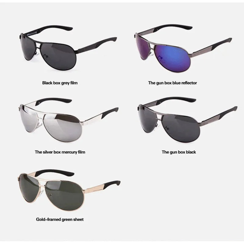 Hot Fashion Men's UV400 Polarized Coating Sunglasses men Driving Mirrors Oculos Eyewear Sun Glasses for Man Sunwear
