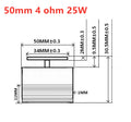 AIYIMA 25/20W Audio Speaker 50MM Full Range Loudspeaker Resonance Sound Exciter Super Bass Neodymium Portable Speakers