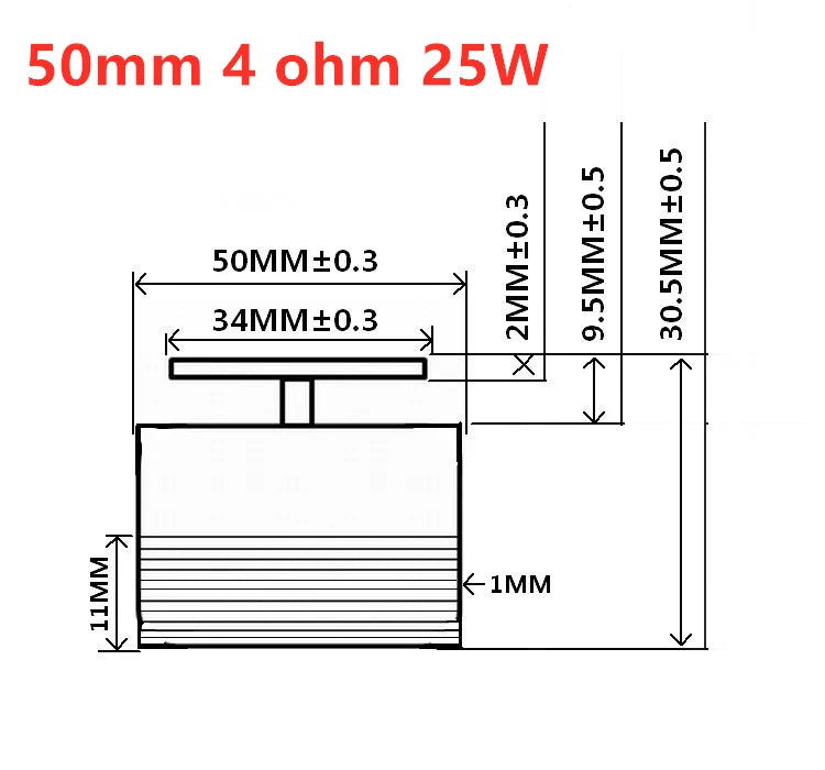AIYIMA 25/20W Audio Speaker 50MM Full Range Loudspeaker Resonance Sound Exciter Super Bass Neodymium Portable Speakers