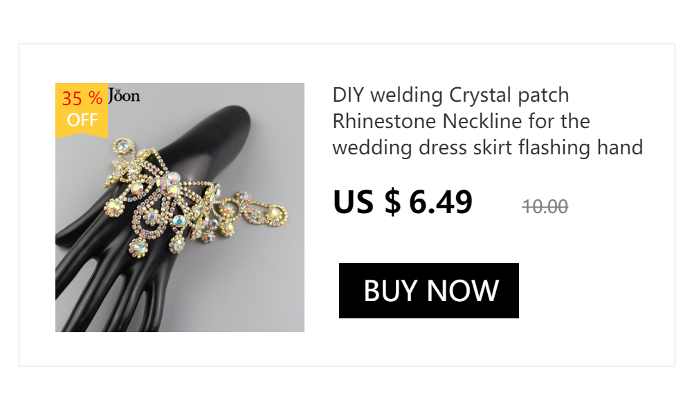 6*4.2in  Ab Crystal collar Rhinestone sew-on necklace adornment for Wedding Dress Skirt Flashing  Clothing Accessories YL012