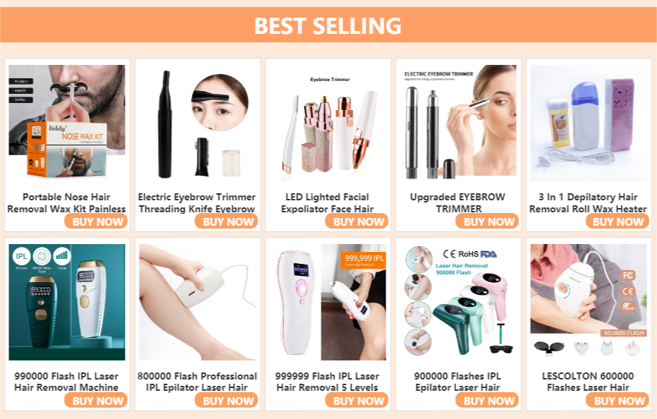 Honey Epilatory Waxing Kit Depilatory Roll on Wax Heater Machine with Refillable Wax Cream&100PCS Waxing Papers For Hair Removal
