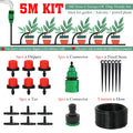 MUCIAKIE 50M-5M DIY Drip Irrigation System Automatic Watering Garden Hose Micro Drip Watering Kits with Adjustable Drippers