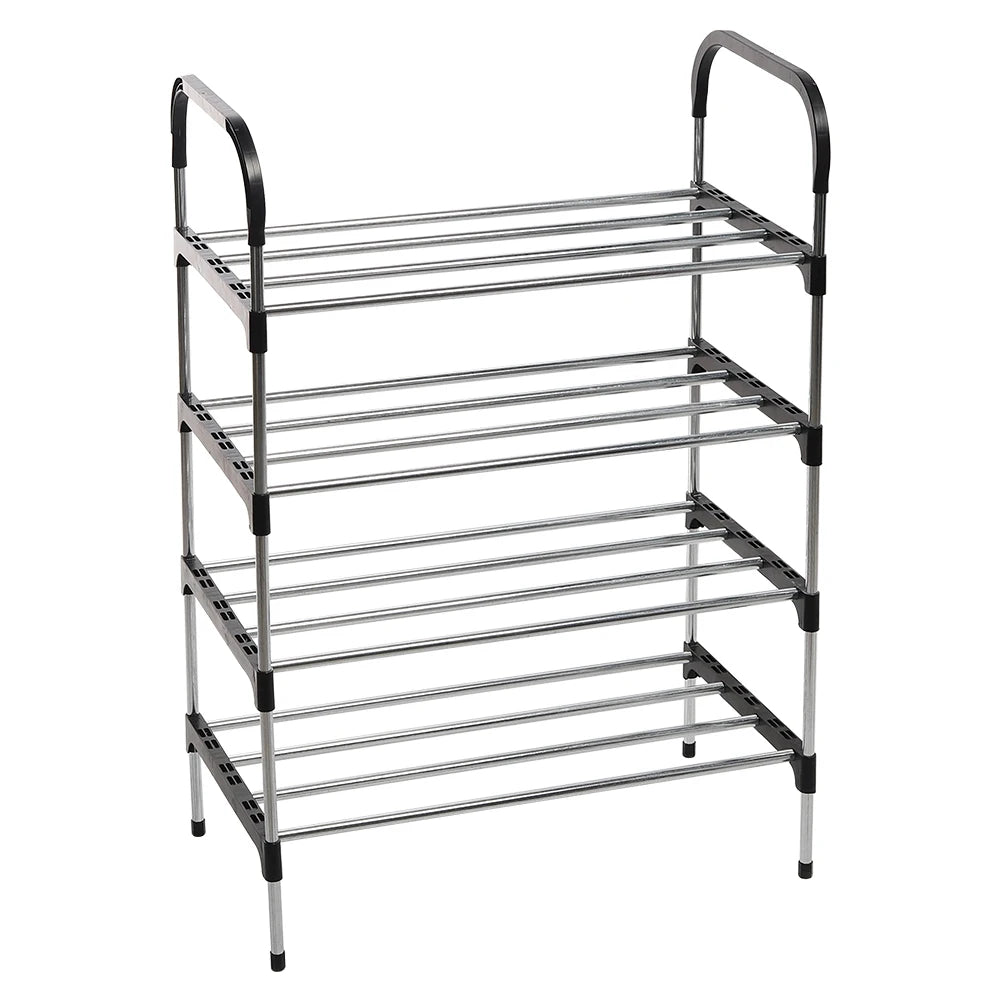 Modern Nordic Style 4-layer Entrance Door Shoe Rack Storage Rack Home Storage Shoe Cabinet, 60 cm x 30 cm x 80 cm