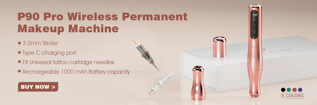 Biomaser 10PCS Revolution Tattoo Needle Permanent Makeup Cartridge Needles For Tattoo Machine Kit Eyebrow Needle 1R,2R,3R,5R