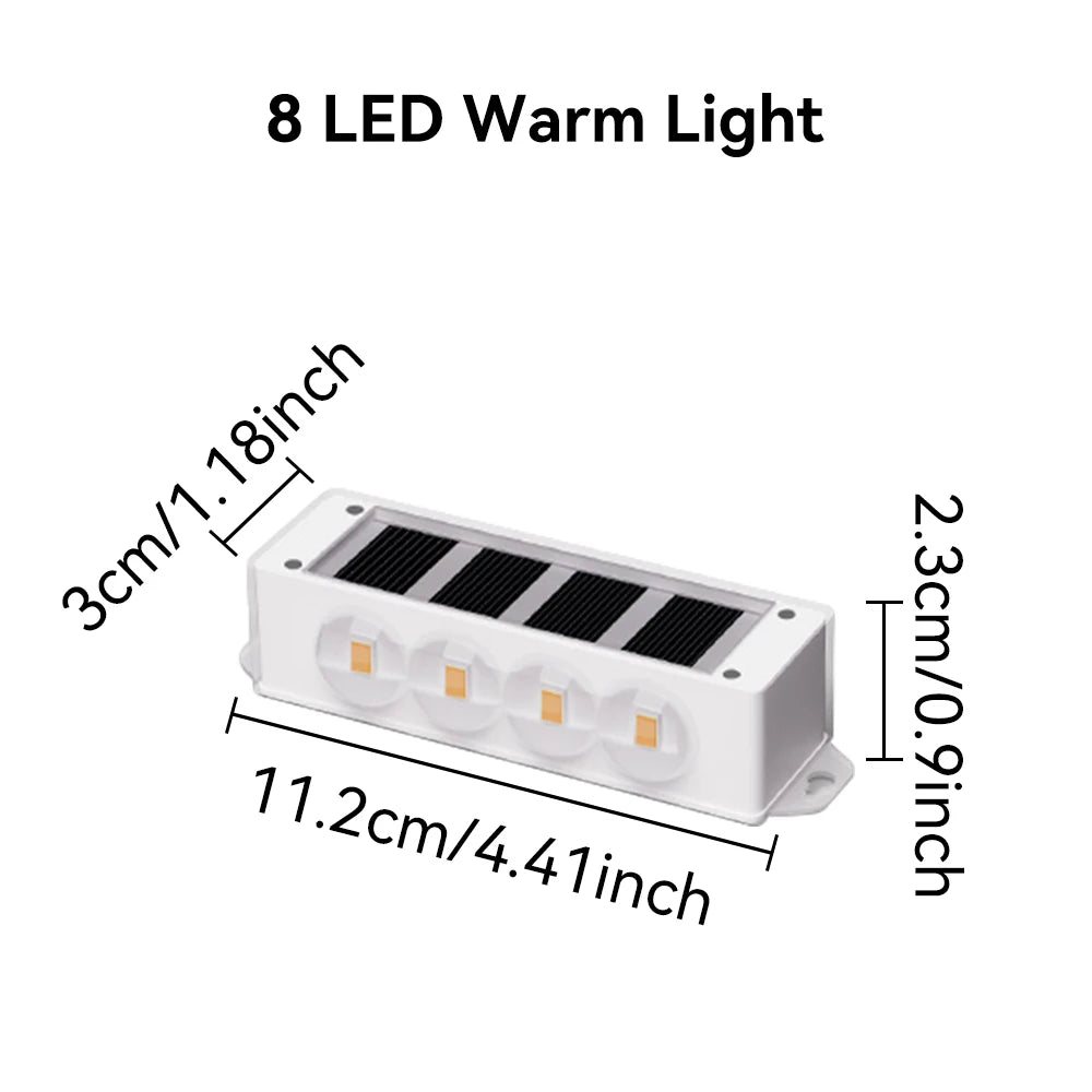 Up and Down LED Wall Lamp Waterproof Solar Wall Light For  Outdoor Hallway Garden Fence Yard Sunlights Lighting Decoration