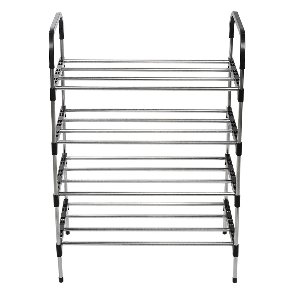 Modern Nordic Style 4-layer Entrance Door Shoe Rack Storage Rack Home Storage Shoe Cabinet, 60 cm x 30 cm x 80 cm