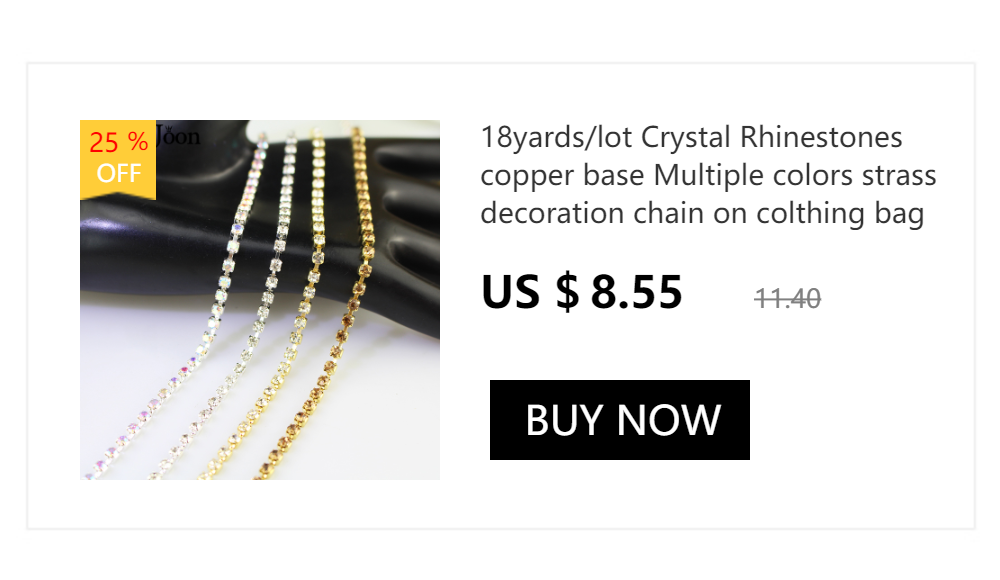 1 Yard Short tassel Pendant rhinestones trim fringe crystal metal chain  for dress,bag,shoes accessories ML004