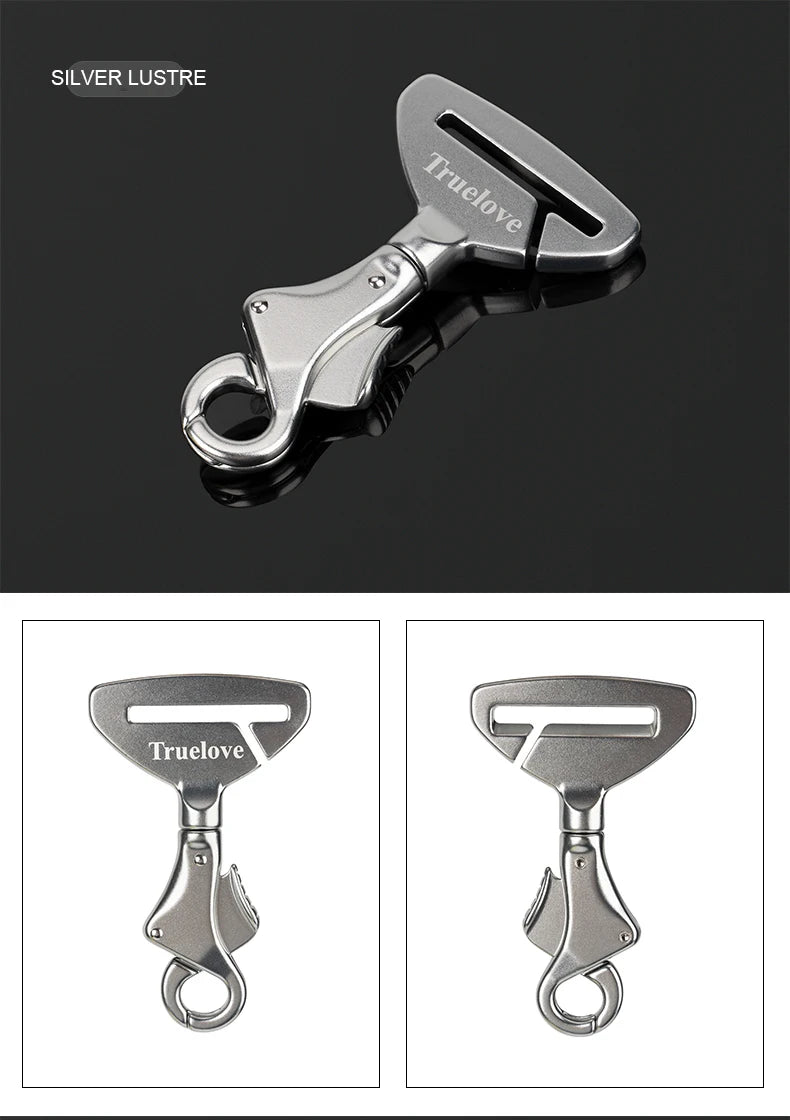 Truelove Pet All Car Seat Belt Safety Buckle with Collar or Harness High-quality Lightweight Aluminium Alloy Portable TLM1993