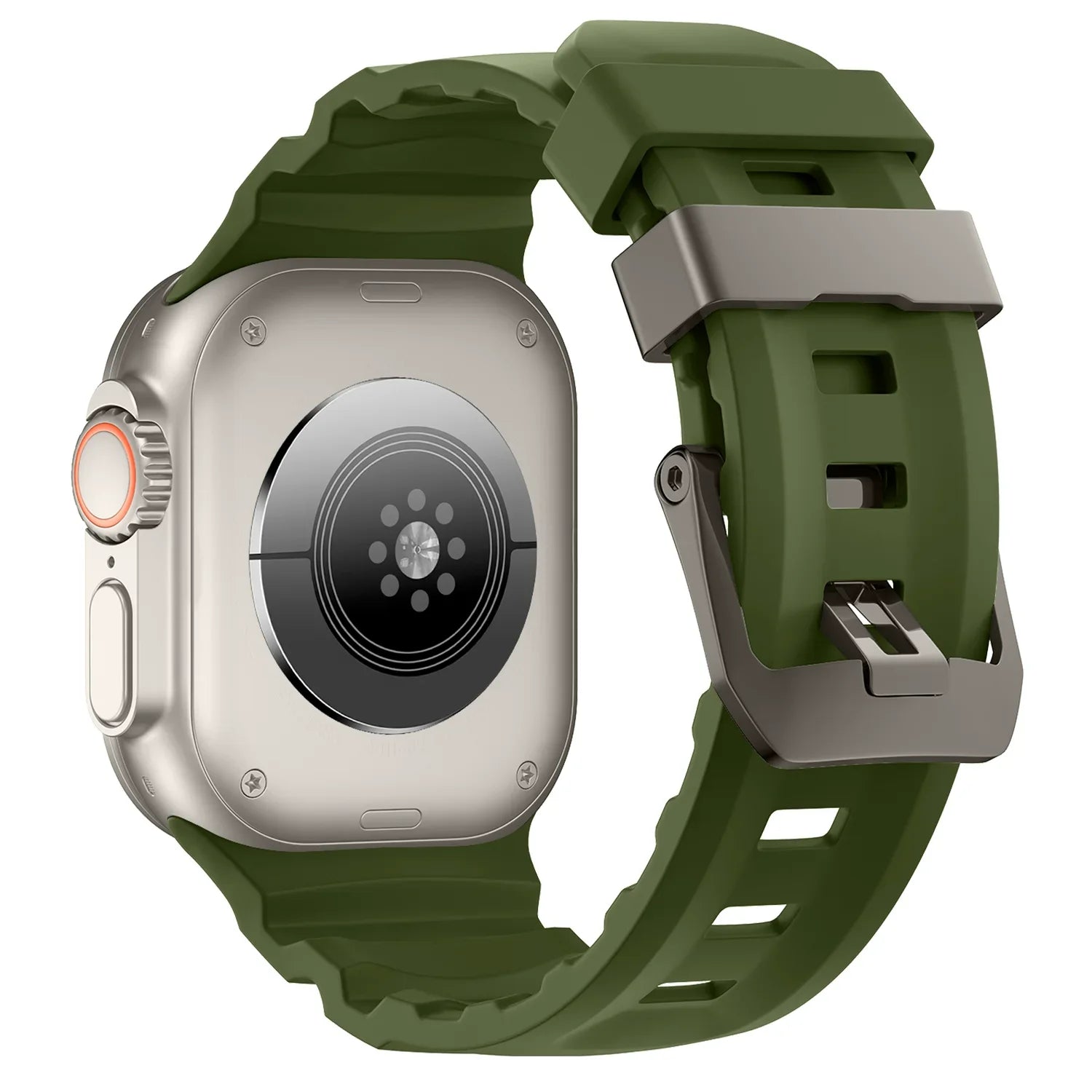 Trail Silicone Band for Apple Watch Ultra 3 2 49mm Strap 46mm 45mm 44mm Sport Bracelet for iWatch Series 11 10 Ultra 9 8 7 6 SE3