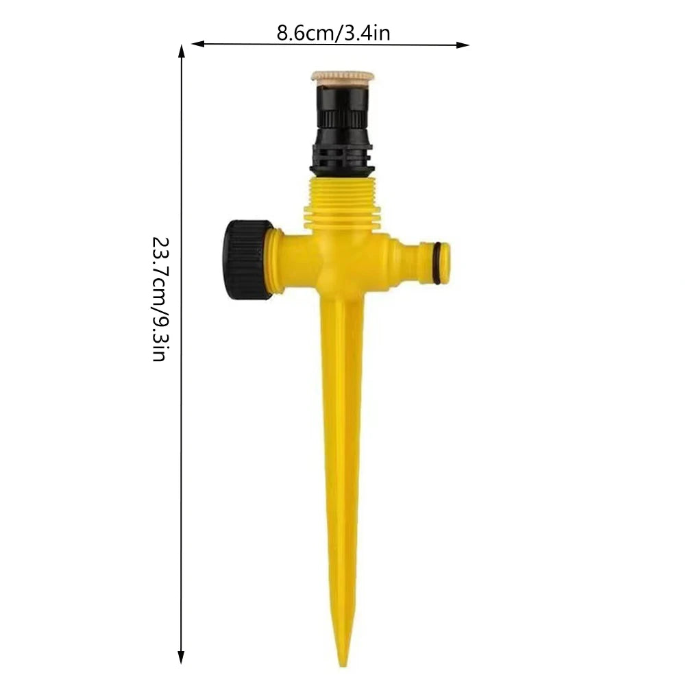 5pcs Water Sprinkler 360 Degree Rotation Irrigation Watering Sprinkler Corrosion Resistant Easy Install for Park
