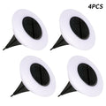 4PCS LED Solar Ground Lights Outdoor Waterproof Villa Landscape Lighting Decorative Floor Lamps for Garden Park Lawn Light