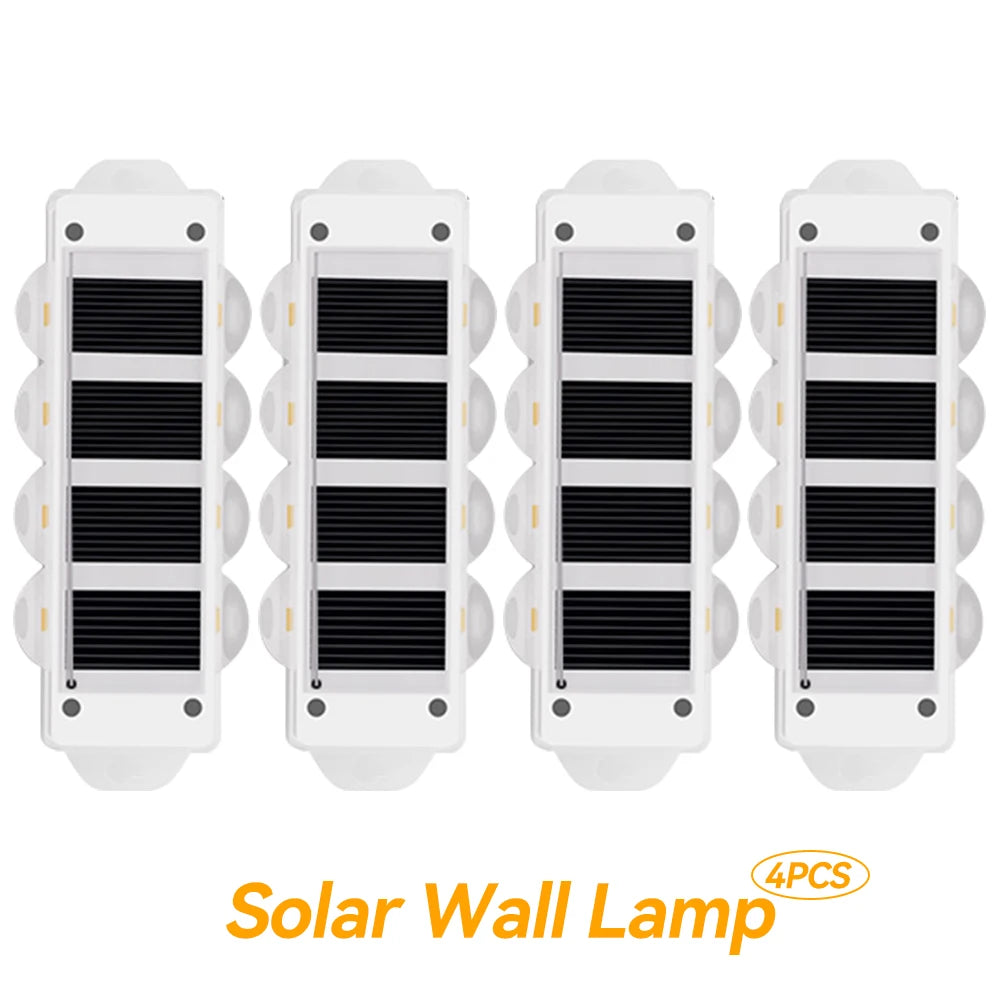 Up and Down LED Wall Lamp Waterproof Solar Wall Light For  Outdoor Hallway Garden Fence Yard Sunlights Lighting Decoration