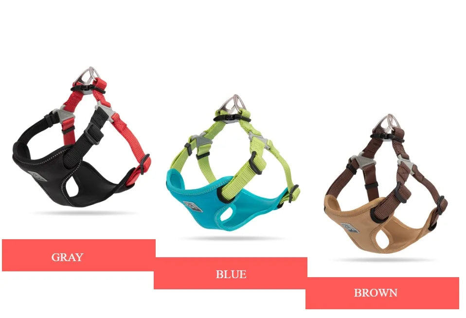 Truelove Padded Reflective Dog harness Vest Pet Step in Harness Adjustable No Pulling Pet Harnesses for Small Medium Dog TLH5951