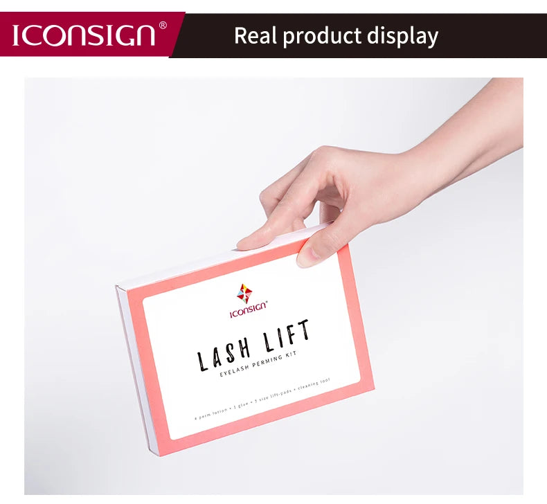 Dropshipping ICONSIGN Lash Lift Kit Lifiting Eyelash Enhancer Calia Set Lashes Perm Eyes Makeup Tools Can Do Your Logo