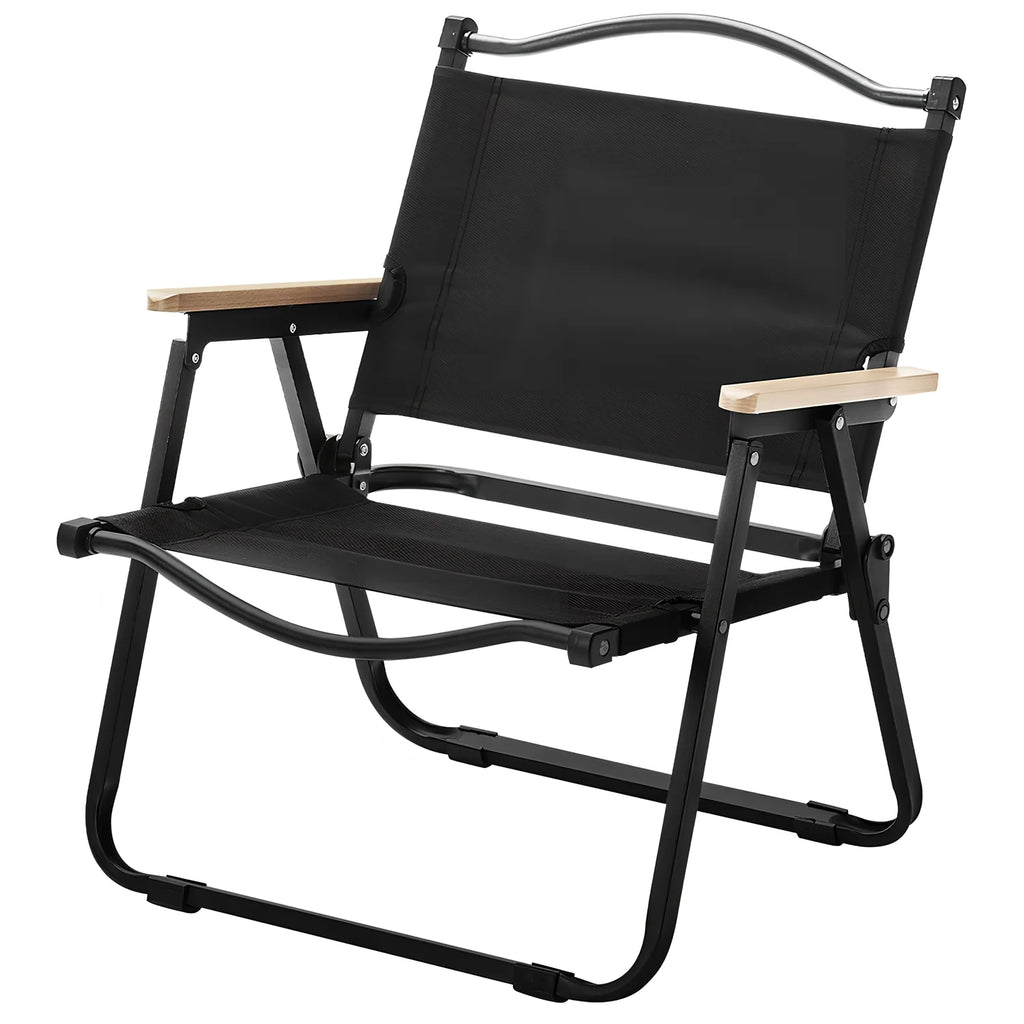 Folding Camping Chair with backrest Portable Outdoor Chair with armrest Beach Chair 50*53*78cm