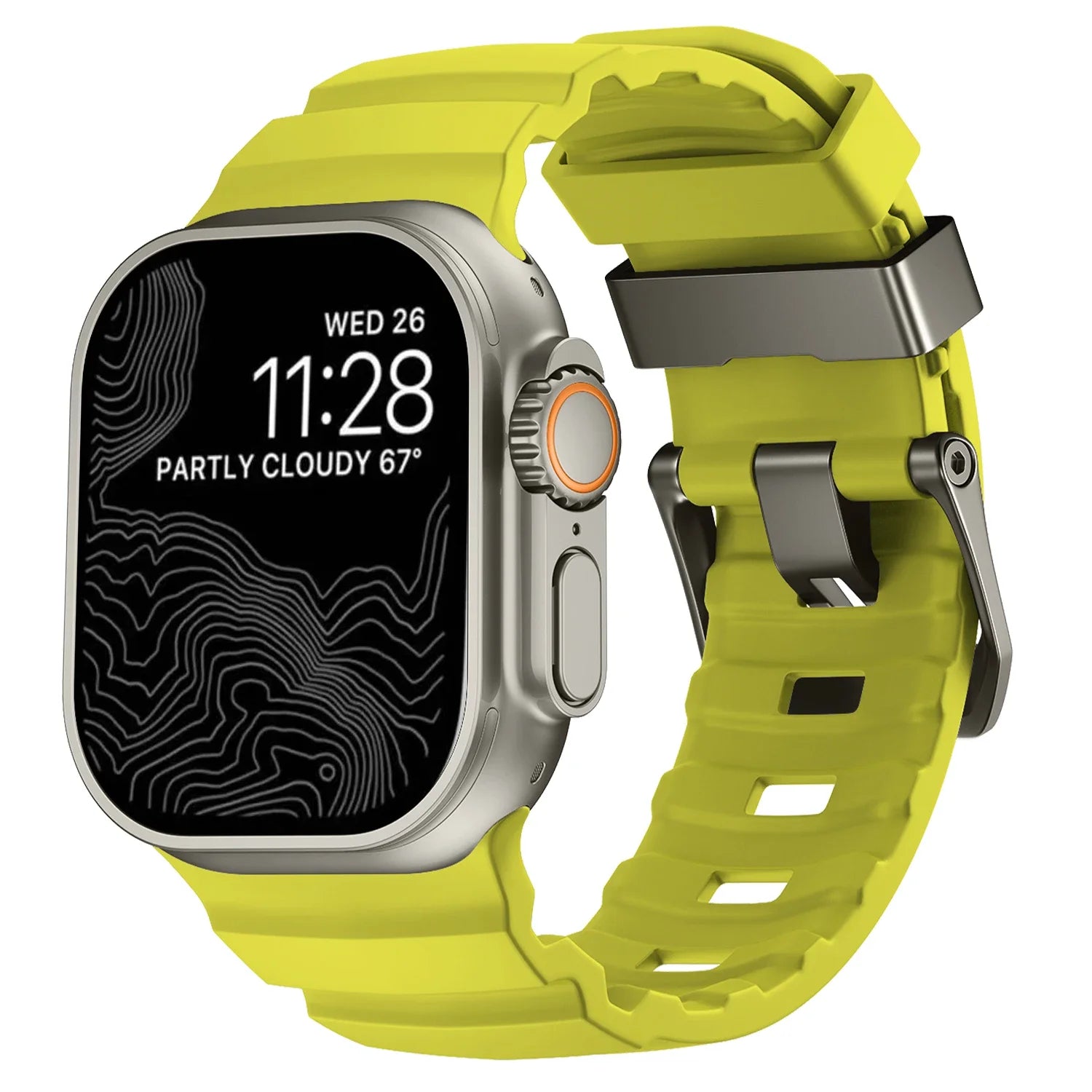Trail Silicone Band for Apple Watch Ultra 3 2 49mm Strap 46mm 45mm 44mm Sport Bracelet for iWatch Series 11 10 Ultra 9 8 7 6 SE3